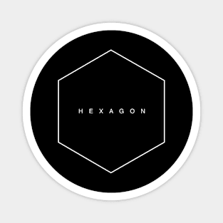 Hexagon, sacred geometry. Magnet